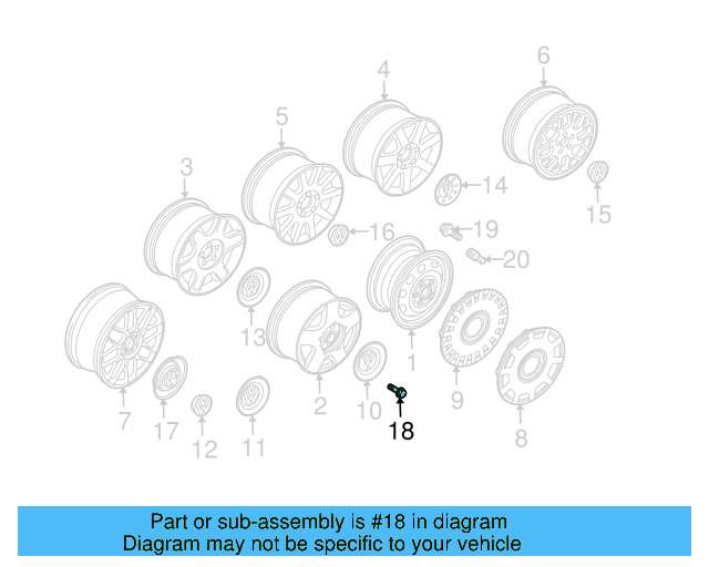 Wheel Bolt WHT-002-437 - View 28