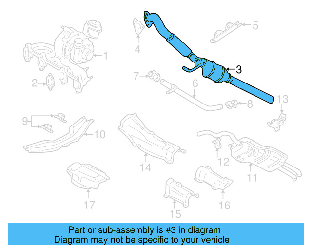 Front Pipe 1J0-254-505-PX - View 9