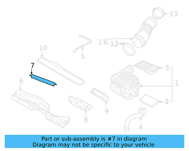 Inlet Duct Louver 5Q0-129-747-B - View 4