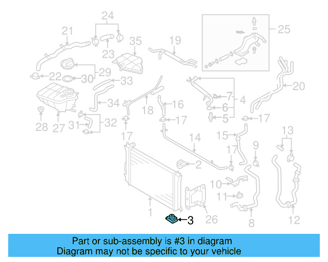 Radiator Lower Insulator 3D0-121-275 - View 5