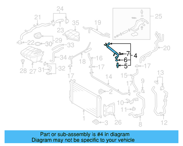 Upper Hose 3D0-122-051-C - View 8