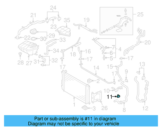 Lower Hose Holder 3D0-121-093-B - View 7