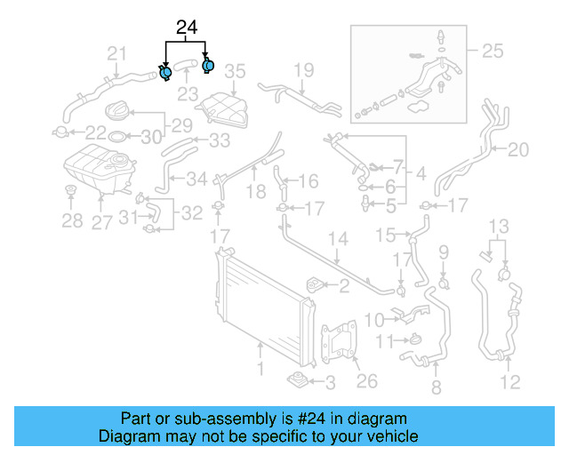 Lower Hose Holder 3D0-121-093-B - View 4