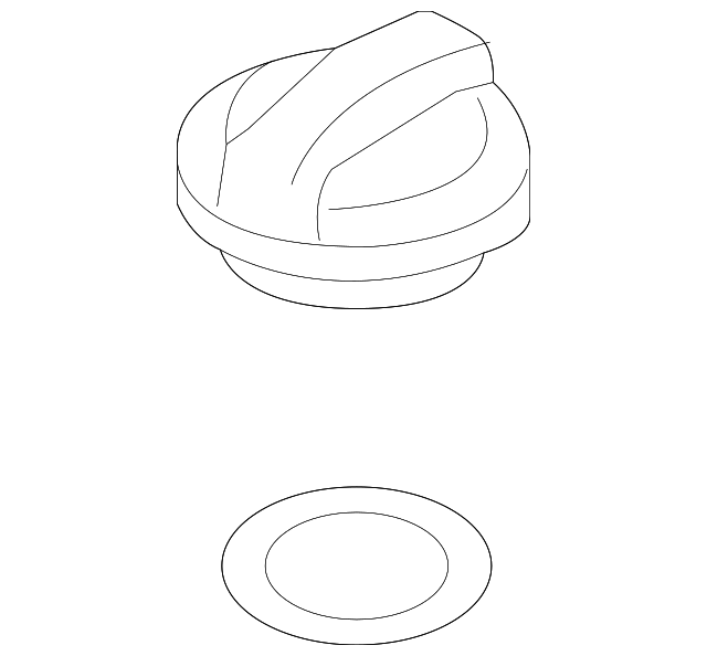 Reservoir Cap 3D0-121-321-B - View 2