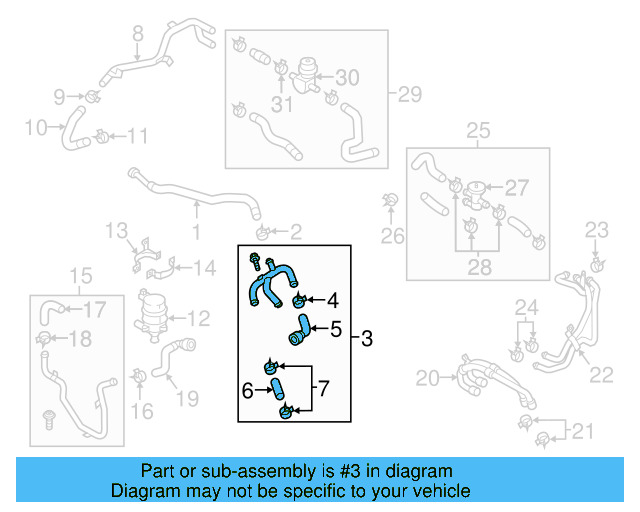 Water Manifold 7P0-121-070-F - View 9