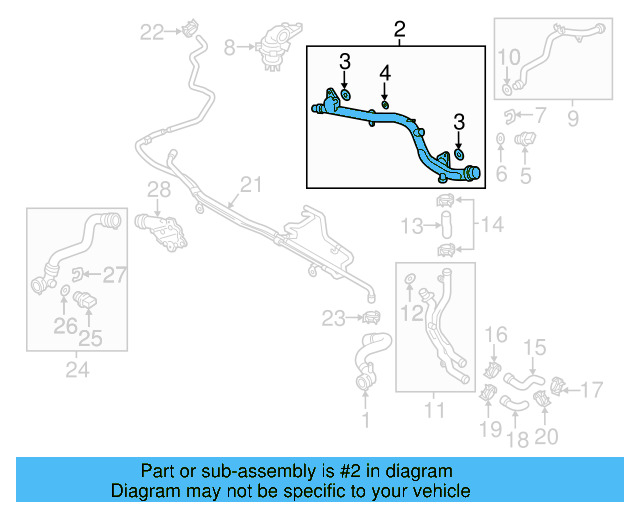 Water Pipe 06E-121-045-BB - View 15