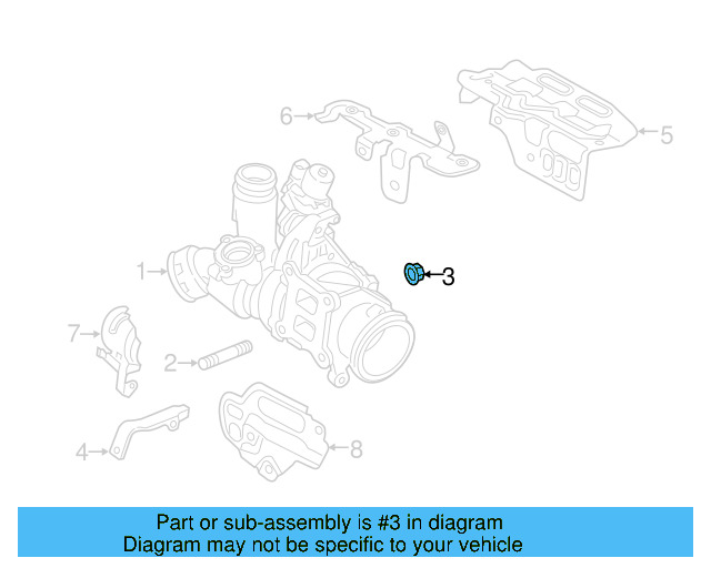 Turbocharger Lock Nut WHT-007-210 - View 11
