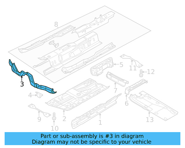 Front Reinforced 1K0-804-421-C - View 41