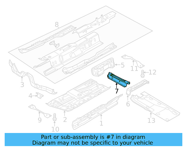 Seat Support 5C0-803-233 - View 6