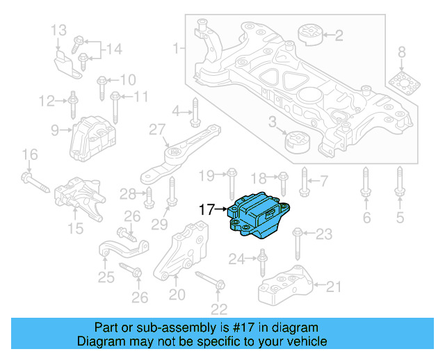 Mount 1K0-199-555-CE - View 17