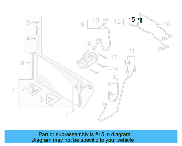 Pressure Sensor 1K0-959-126-E - View 44