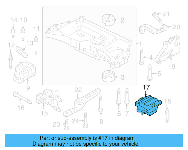 Trans Mount 1K0-199-555-CD - View 4