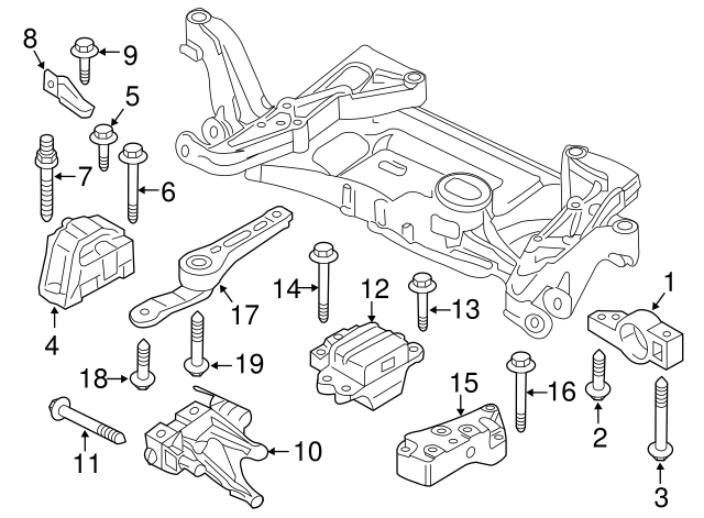 Support Bracket 06J-199-207-P - View 5