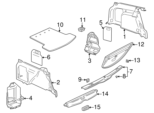 Tie Down 1J0-864-203-C-UH8 - View 18