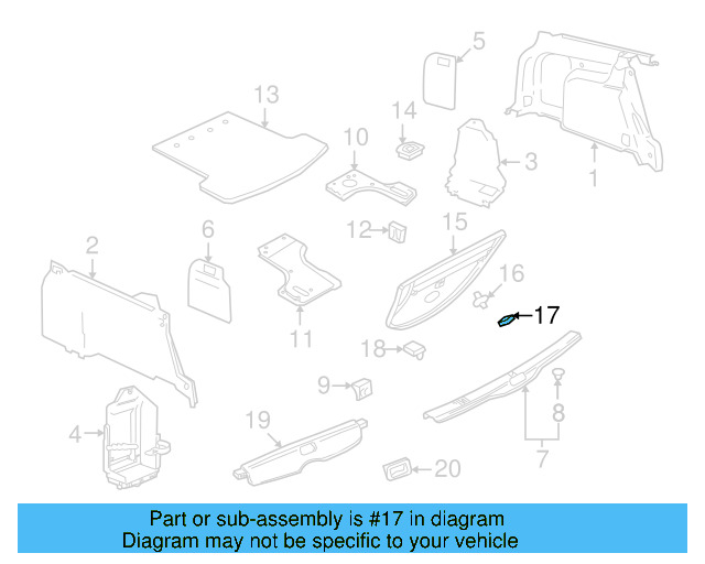 Knob 3B9-867-467-A - View 6