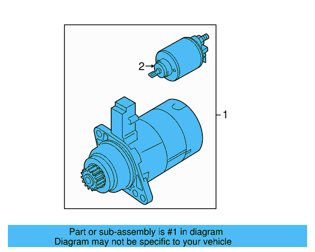 Starter Motor 02M-911-021-P - View 3