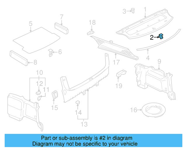 Package Tray Clamp 8D5-863-429 - View 15