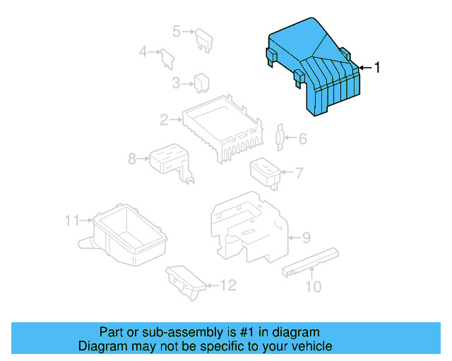 Fuse Box Cover 1K0-937-132-F - View 38