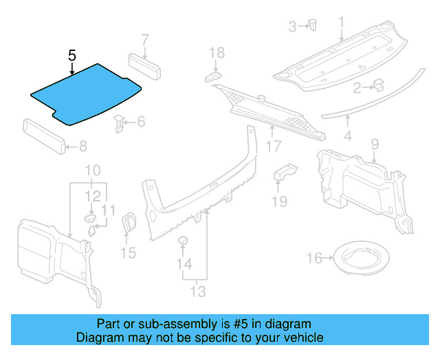 Lining 3B5-863-463-F-1BS - View 3