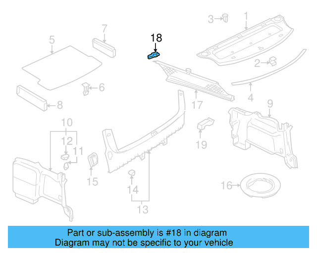 Hook 3B5-861-301-B-8YS - View 3
