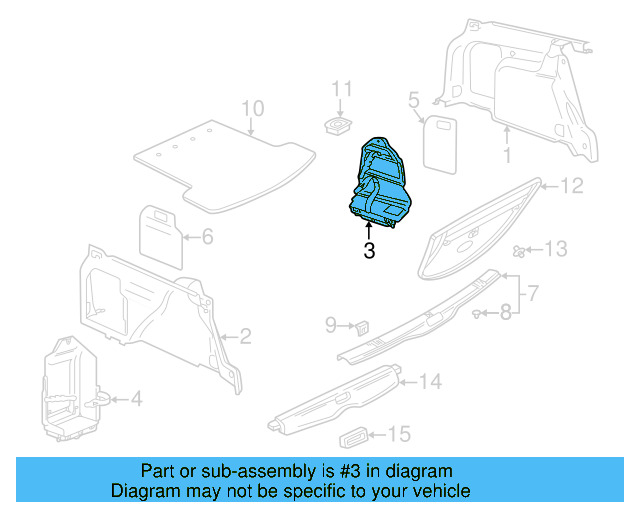 Storage Pocket 3B9-867-706-B-B41 - View 11