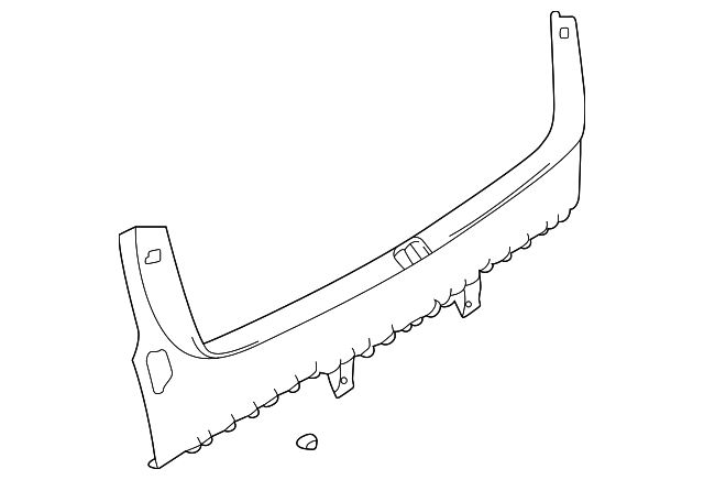 Rear Trim 3B5-863-459-E-B41 - View 5