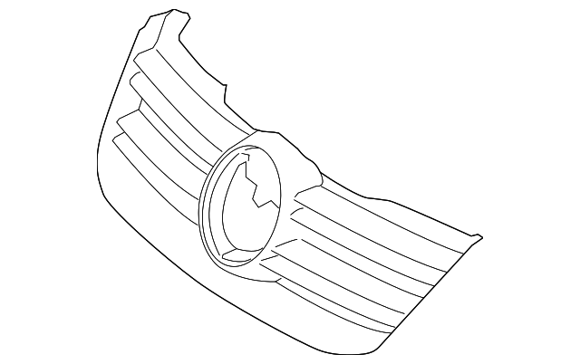 Upper Grille 1K5-853-653-C-9B9 - View 7