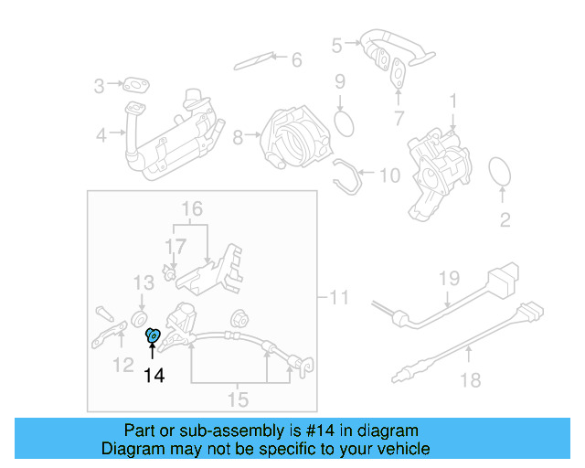 Spacer 1K0-906-435 - View 8