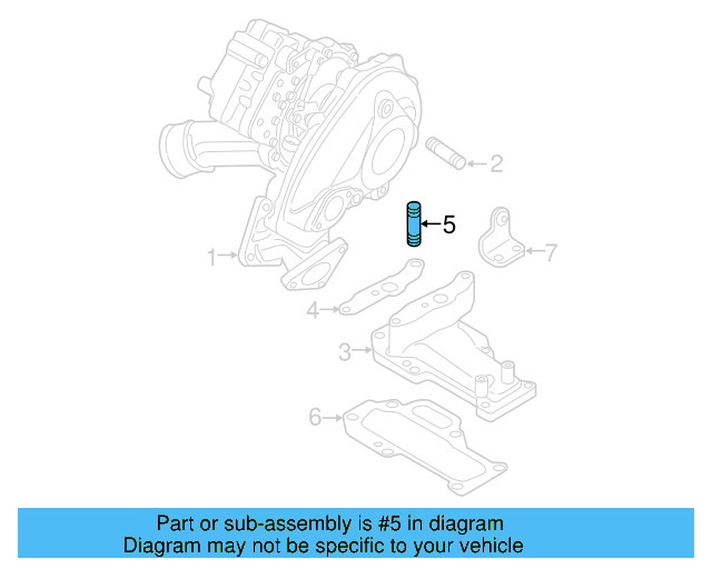 Turbocharger Stud N-044-509-3 - View 9