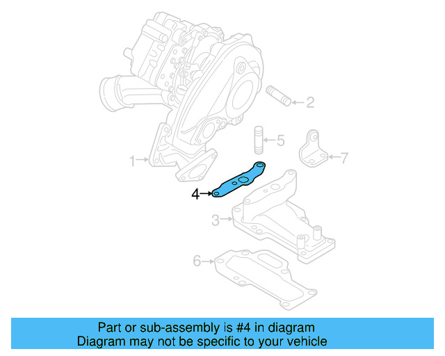 Lower Support Gasket 059-145-757-AF - View 3