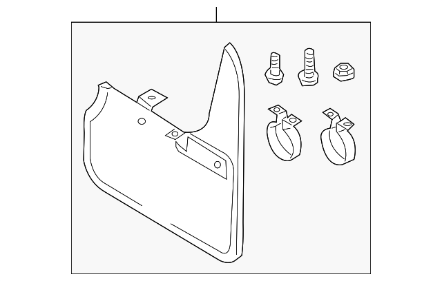 Splash Guards 3G8-075-101 - View 2