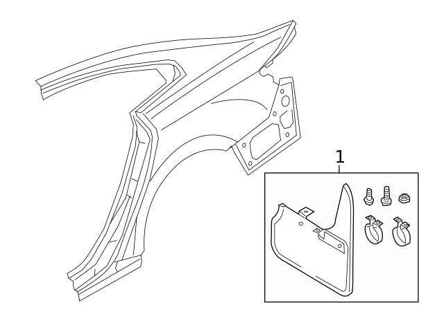 Splash Guards 3G8-075-101 - View 3