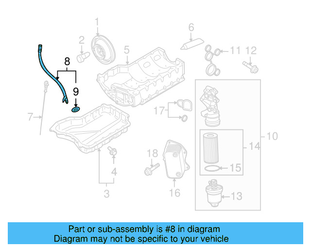 Oil Tube 07K-115-610-A - View 10
