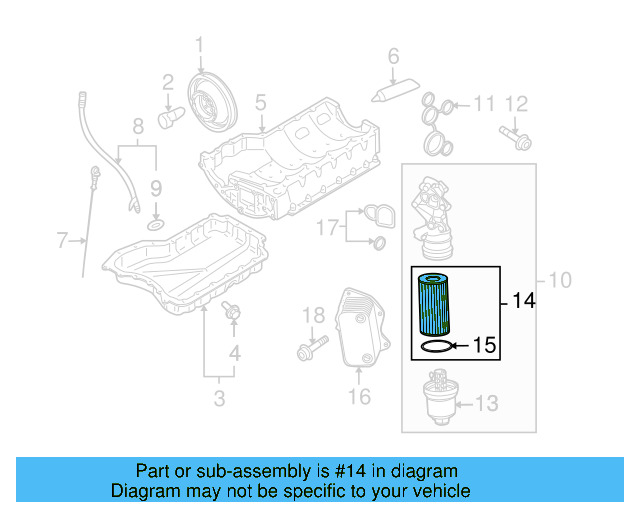 Oil Filter 06D-115-562 - View 4