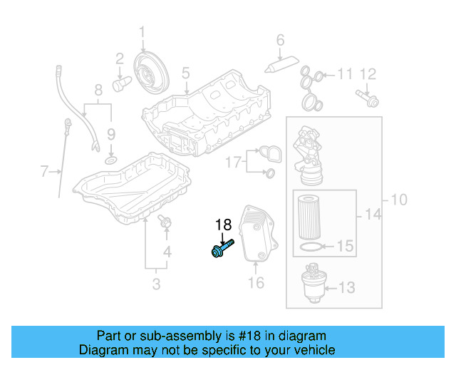 Oil Cooler Bolt N-910-842-01 - View 3