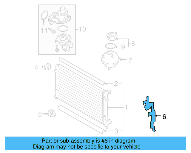 Air Baffle 1K0-121-284-F - View 12