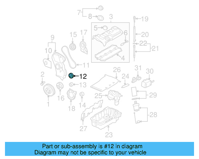 Tension Pulley 06D-109-243-C - View 2