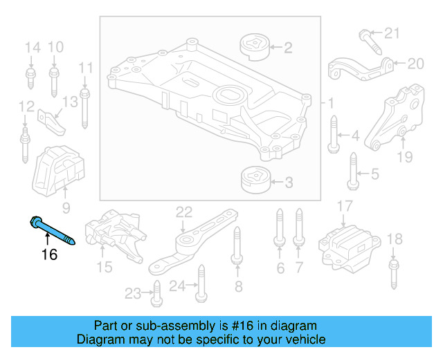 Motor Mount Stud N-910-296-02 - View 32