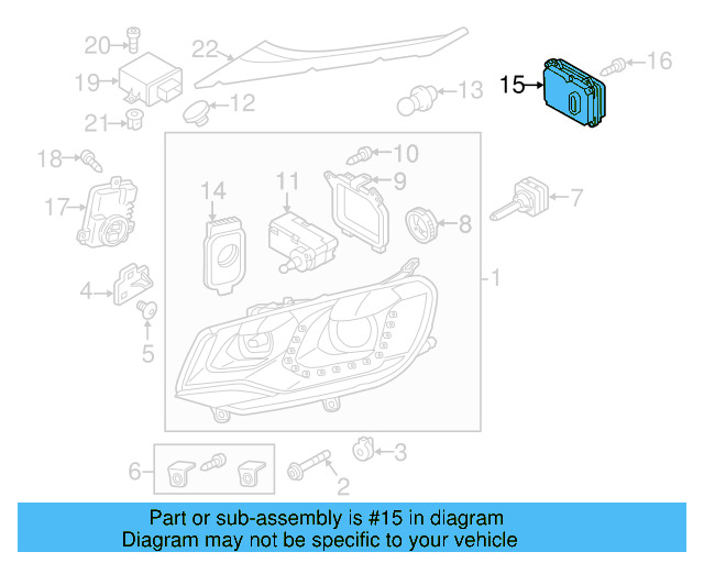 Headlight Control Module 4H0-941-329 - View 23