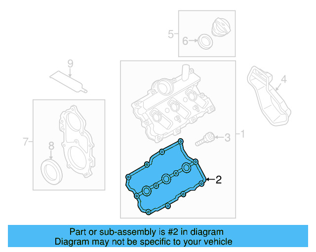 Valve Cover Gasket 06E-103-483-Q - View 4
