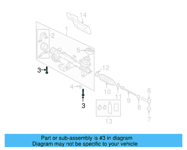 Upper Control Arm Mount Bolt N-105-607-02 - View 10