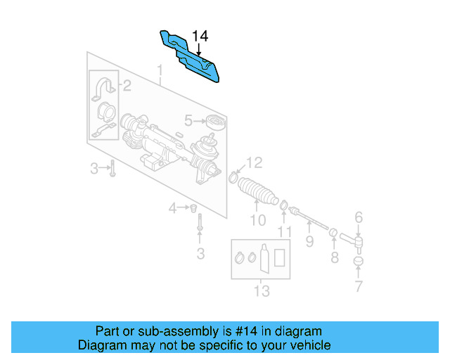 Steering Gear Dust Shield 1K1-423-981-J - View 10