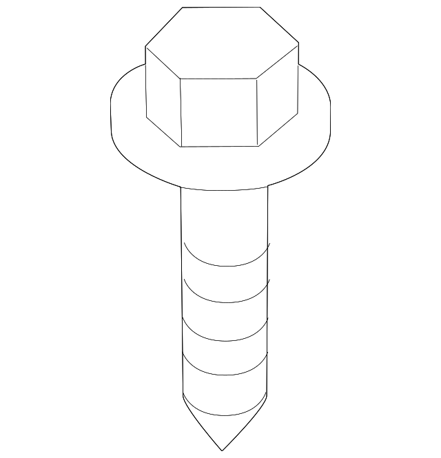 Engine Cradle Mount Bolt N-105-580-02 - View 9