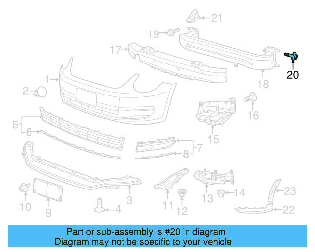 Shock Mount Bolt N-906-484-02 - View 85