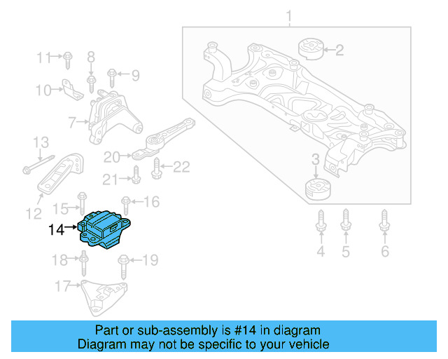 Trans Mount 5C0-199-555-A - View 3