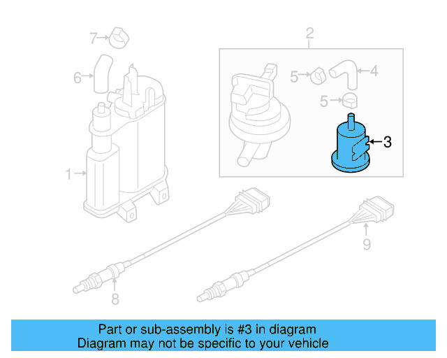 Vapor Canister Filter 1C0-906-621-A - View 23