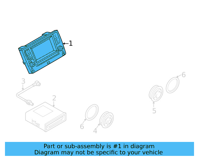 Display System 3G0-035-869-A - View 4