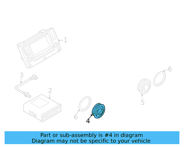Front Dr Speaker 5C6-035-453-B - View 31