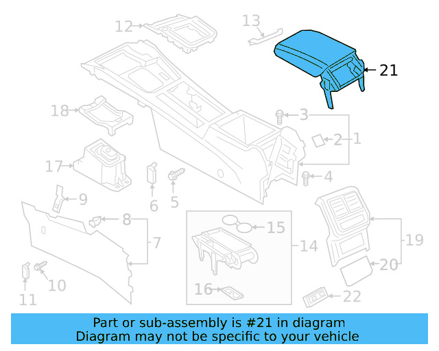 Armrest 3G0-864-207-E-RTX