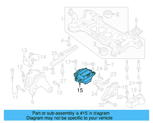 Trans Mount 1K0-199-555-CK - View 2